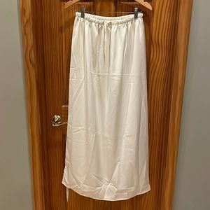 Satin like maxi skirt